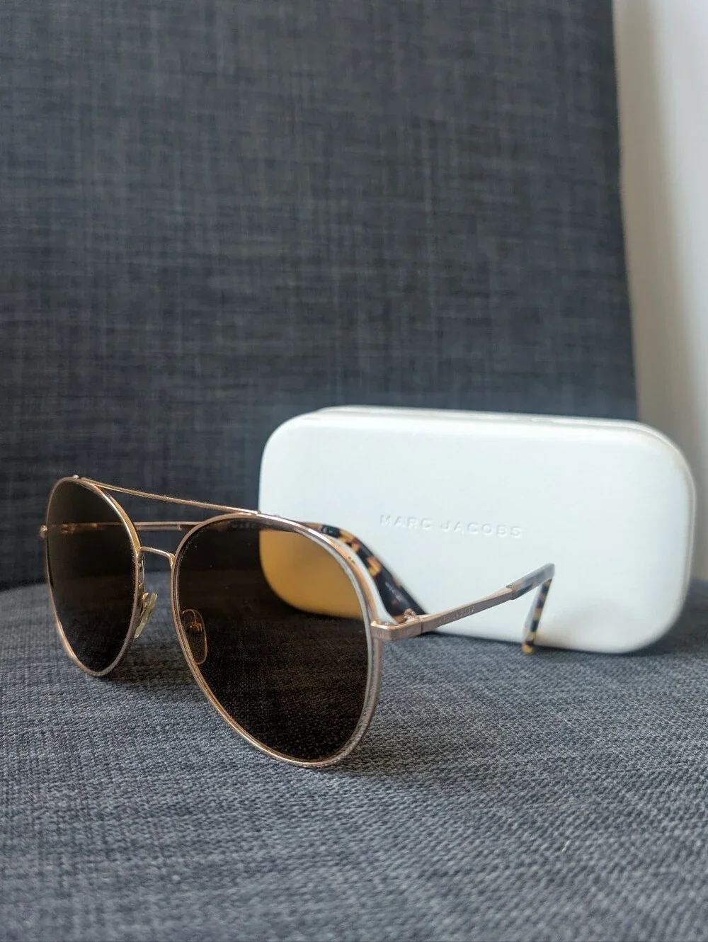 Marc Jacobs Men's Aviator Sunglasses - Brown